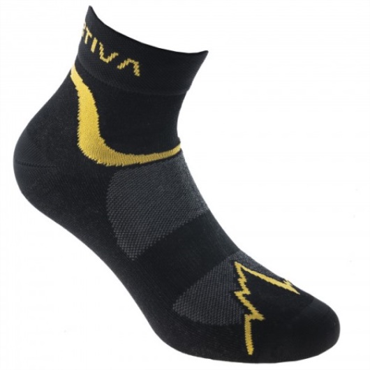 Chaussettes Course Rapide La Sportiva Noir Jaune