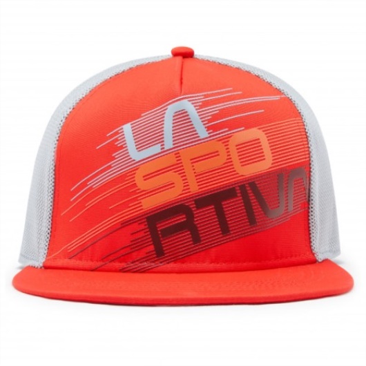 Casquette Trucker Rayée Evo Goji Cloud La Sportive