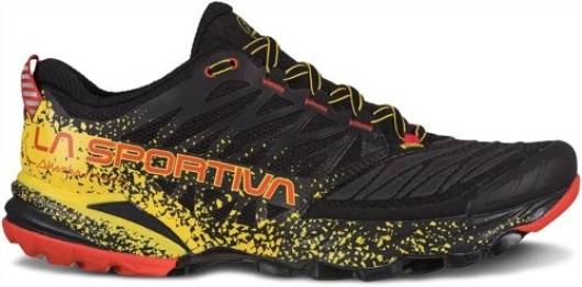 Chaussures De Course Sur Sentier Akasha Ii Homme Noir Jaune La Sportiva