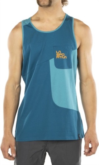 T-shirt Homme Dude Space Blue Topaz Medium La Sportiva