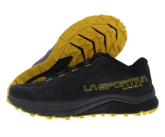 Chaussure De Trail Running Homme Karacal Noir Jaune La Sportiva