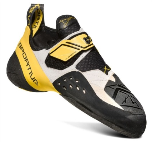 Chaussure D'escalade Solution Homme Blanc Jaune La Sportiva