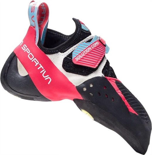 Chaussures D'escalade Femme Solution Comp Hibiscus Malibu Bleu La Sportiva