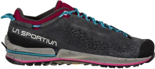 Chaussures D'approche En Cuir Tx2 Evo La Sportiva Carbon Rouge Prune