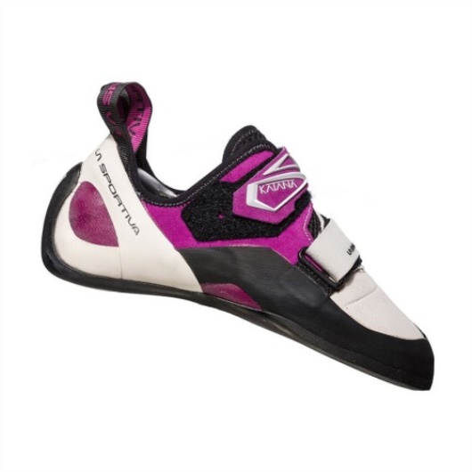 Chausson D'escalade Femme Katana Blanc Violet La Sportiva