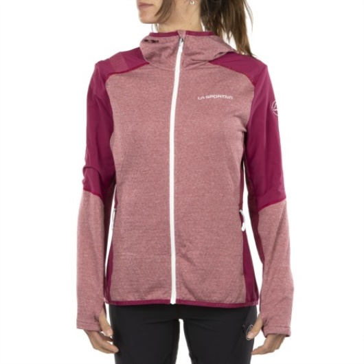La Sportiva Blush Rouge Prune Existence Sweat à Capuche W