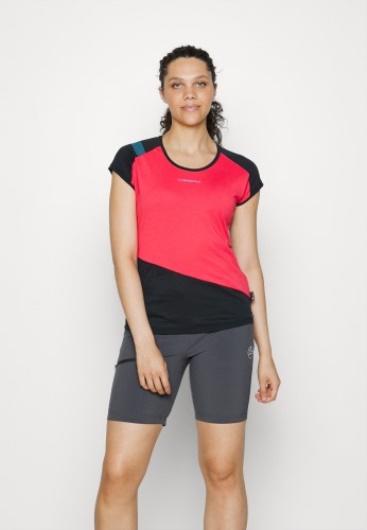 La Sportiva Hibiscus T-shirt Sport Noir Hold